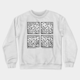 Climbing gym - Being watched Crewneck Sweatshirt